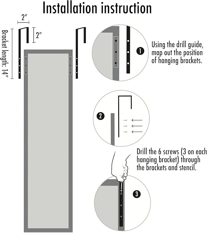 Americanflat 12x48 Over The Door Mirror - Hanging Full Length Mirrors with Engineered Wood - Modern Mirror for Bathroom, Bedroom, Living Room - Mirrors for Wall Display and Home Decor - Light Wood
