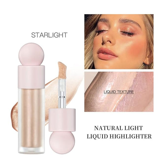 Liquid Blush, Matte Liquid Cream Makeup Dual Use for Cheeks and Lips, Long-Lasting, Smudge Proof, Moisturizing Face Blush Stick for Cheek, Pink Lip gloss for Girl