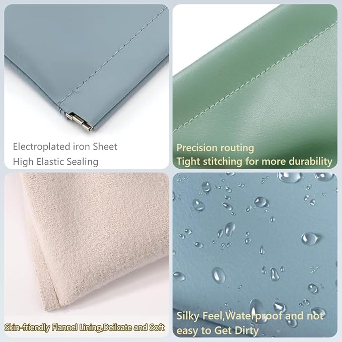 4 PCS Mini Portable Cosmetic Bags for Women, Small Makeup Bag for Purse, Coin Purse Lipstick Cosmetic Accessories Organizer, Mini Travel Kit Storage Pouch (Orange, beige, blue, green)