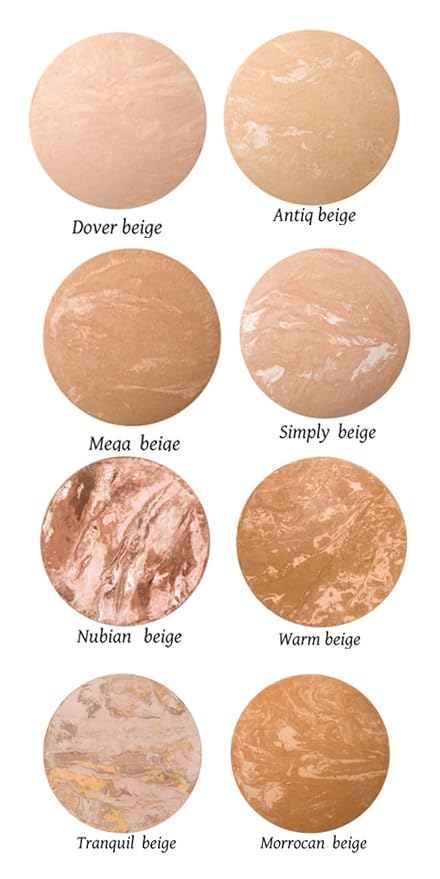 Mineral Baked Foundation Makeup- A Vegan -Paraben - Gluten and Cruelty Free Powder Foundation (Mega Beige)