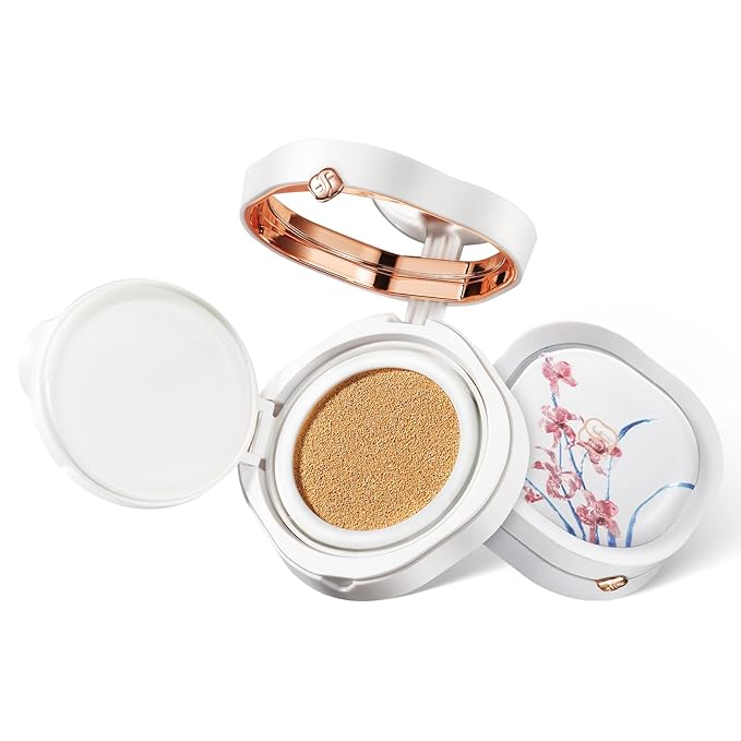 FLORASIS Flawless Jade Breathable Longwear Cushion Foundation (Ode to Embroidery) (N30 Bathing Beauty, 1 Count)