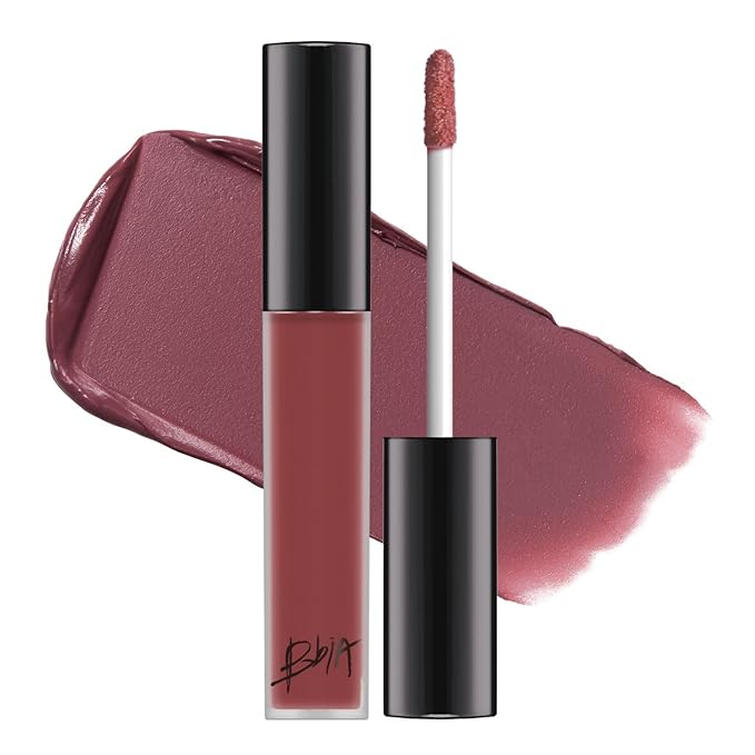 BBIA Last Velvet Lip Tint - Soft & Creamy Matte Finish Lip Stain, Blur Effect with Velvety Texture, Long-Lasting, High Pigment, Lightweight, Non-Drying, Korean Lip Makeup (37 FEIGN UNMOVED)