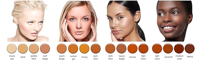 Airbrush Makeup - Foundation 1/2oz Bottle Choose Color (Warm Beige)