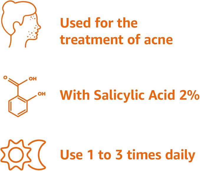 Amazon Basics Advanced Blemish Spot Treatment with 2% Salicylic Acid Acne Medication, 0.75 Fluid Ounces, 1-Pack