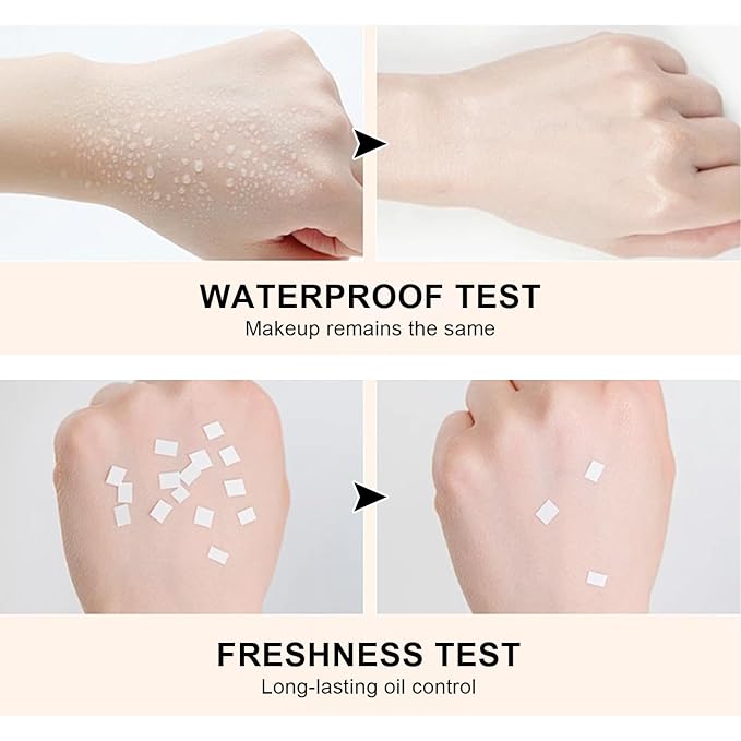 Mineral Setting Powder, SPF 35, Sunscreen Fair Face Loose Blurring FinishingPowder, Sheer Coverage, Weightless and Oil Control, Extend Base Makeup(#02 Fair Setting Makeup)