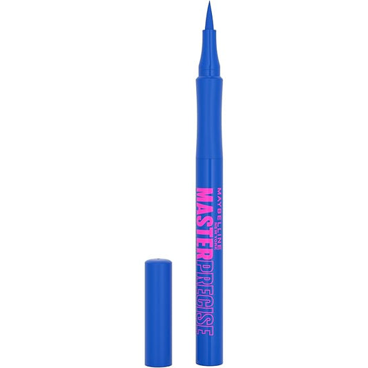 Maybelline Master Precise All Day Liquid Eyeliner, Waterproof Eyeliner Makeup for up to 30HR Wear, Cobalt Blue, 1 Count