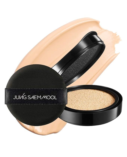[JUNGSAEMMOOL OFFICIAL] Essential Skin Nuder Cushion (Fair Light) | Refill | Natural Finish | Buildable Coverage | Makeup Artist Brand