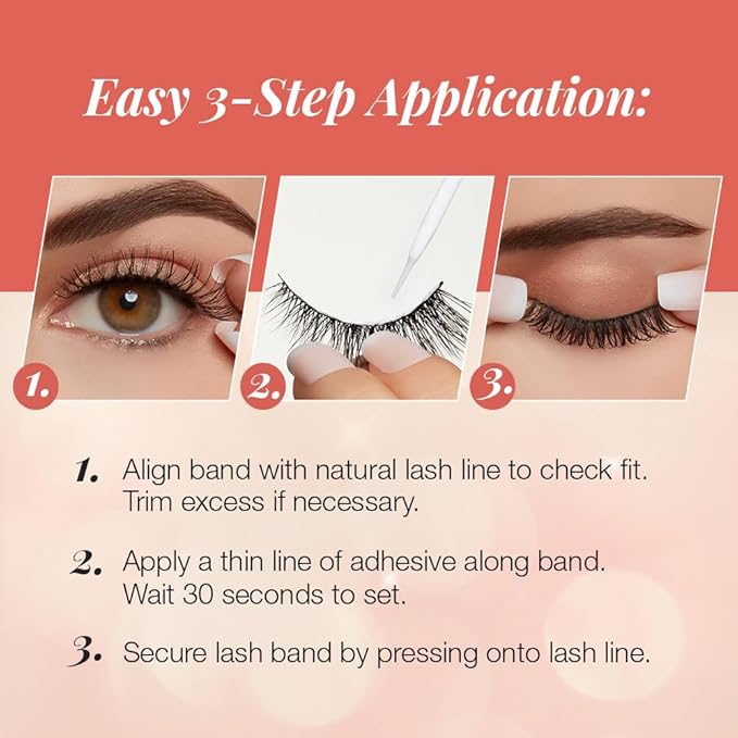 Ardell Strip Lashes Naked Lashes #424, 4 Pairs x 1-Pack