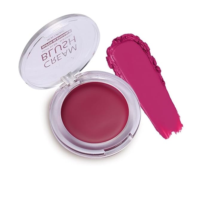 MAEPEOR Cream Face Blush 8 Color Lightweight Smooth Natural Look Matte Face Blush Long-Lasting Buildable Blusher for Cheeks (108 Berry)