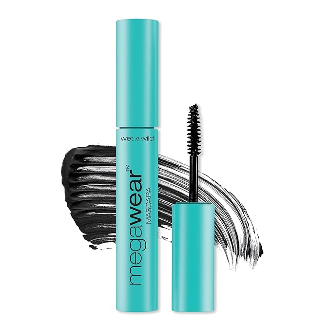wet n wild MegaLiner Liquid Eyeliner and Enhance and Define Megawear Mascara Bundle
