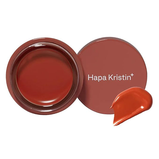 Gleam Glow Lip and Blush | a Classic, Vibrant Red that brings a Fresh, Lively Energy | perfectly pairs with Hapa Kristin Colored Contacts, 0.148 Oz (4.2g) (Sunkissed Coral 201, one)