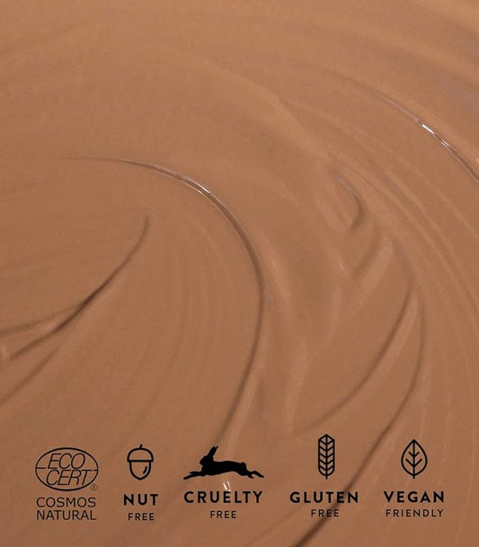 MÁDARA Organic Skincare | Luminous Perfecting Concealer 55 HAZELNUT – 4ml, Dewy finish, With hyaluronic acid, Natural concealer for dark circles and blemishes, Vegan, COSMOS natural certified.