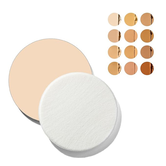 Toty by Sofia Vergara - Ilumina CC Creamy Compact SPF 50+ Refill - Mineral Sunscreen for Face - Cream Foundation Balm - Blurring, Matte Light Coverage - Water Resistant - All Skin Types - 1W