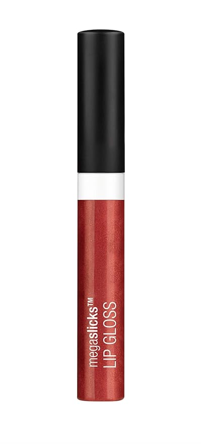 wet n wild MegaSlicks Lip Gloss, Ultra-Glossy, Vitamin-E Enriched, Ultra-Gloss High Shine Moisturizing, Cruelty-Free & Vegan - Red Sensation