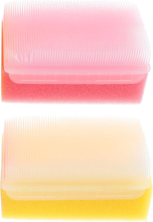 Didiseaon 2pcs Children's Tactile Brush Cradle Cap Nail Scrubber Baby Brush Scrub Brush Kids Hair Brush Silicone