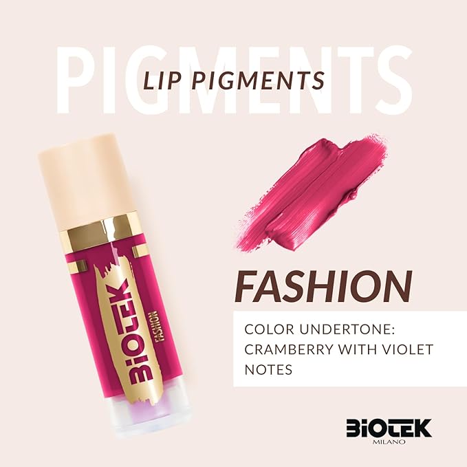 Biotek Lip Pigment for Permanent Makeup - Black Cherry Color for Lip - Made in Italy - Fashion 0,61 fl.oz.