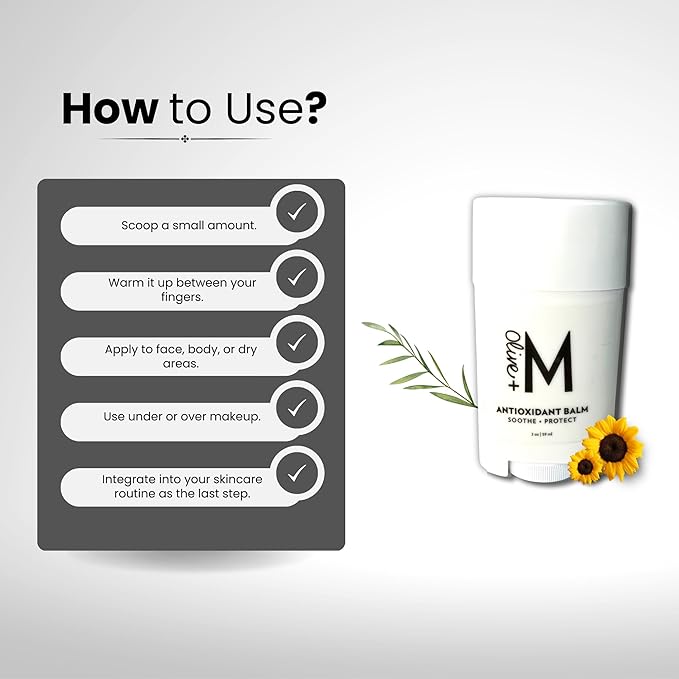 Miracle Face Balm Stick, Multi Balm Stick for Face, Skincare Anti-Wrinkle Face Miracle Balm, Under Eye Brightener, Face Moisturizer Infused with Organic Olive Oil, Vegan (2 fl. oz. / 59 ml)