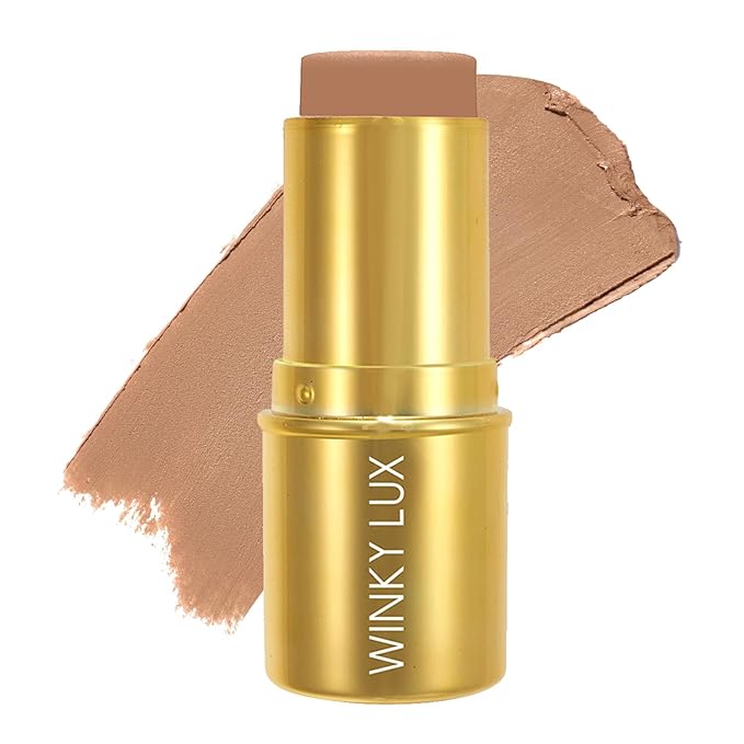 Winky Lux Bronze Age Bronzer Stick - Golden Touch, Cream Bronzer and Contour, Hydrating Makeup for Flawless, Smooth Skin, Vitamin E and Meadowfoam Seed Oil Face Makeup, Easy to Use Bronzer