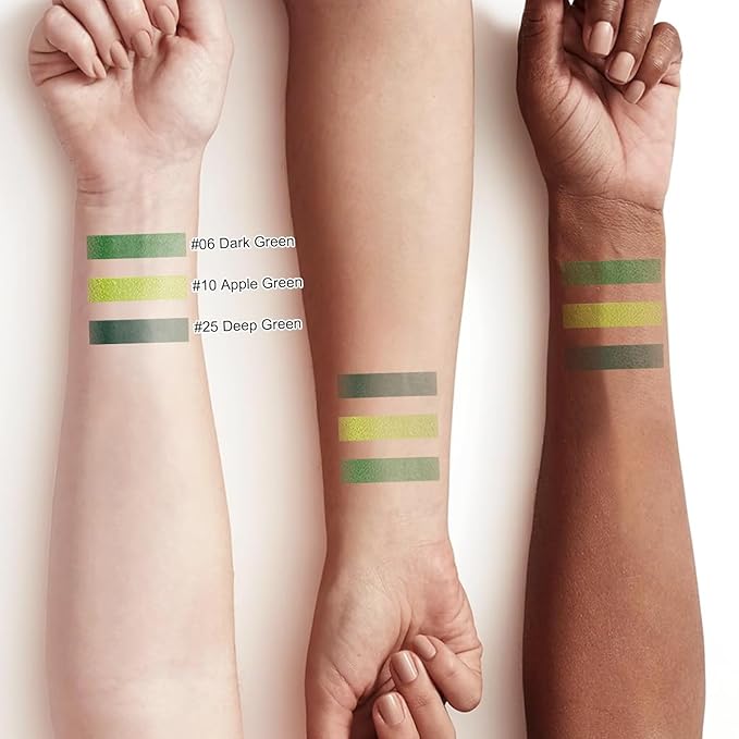 3 Colorful Eyeliner Pen Set, Eye Shadow Pencil, Pearl Eyeliner Kit Metallic Glitter Eye liner Pencil for Women Eye&Lip Liner Professional Eye Makeup Set Colorful Eye Color (3PCS A)