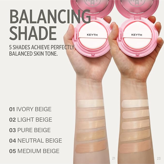 PINK MAGNET CUSHION #04 NEUTRAL BEIGE (15G, 0.52 OZ.) / Magnetic Adherence, Dewy Radiance, 77% moisture essence, Glow Film Complex, Skin Film Polymer