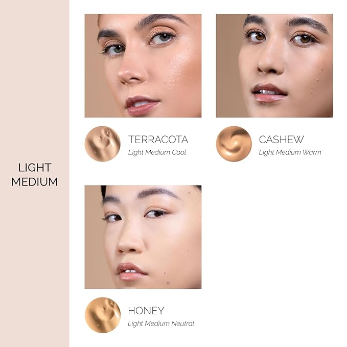 OFIR Skin Satin Medium Coverage Foundation | 1 FL OZ | (Honey - Light Medium Neutral)