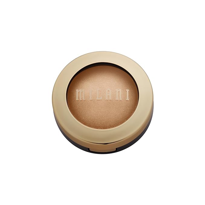 Milani Highlighter Makeup - Baked Contour Powder & Face Highligher, Made in Italy - Champagne D'Oro