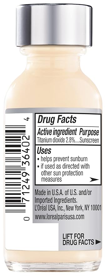 L’Oréal Paris Makeup True Match Super-Blendable Liquid Foundation, Cream Ivory W0.5, 1 Fl Oz,1 Count