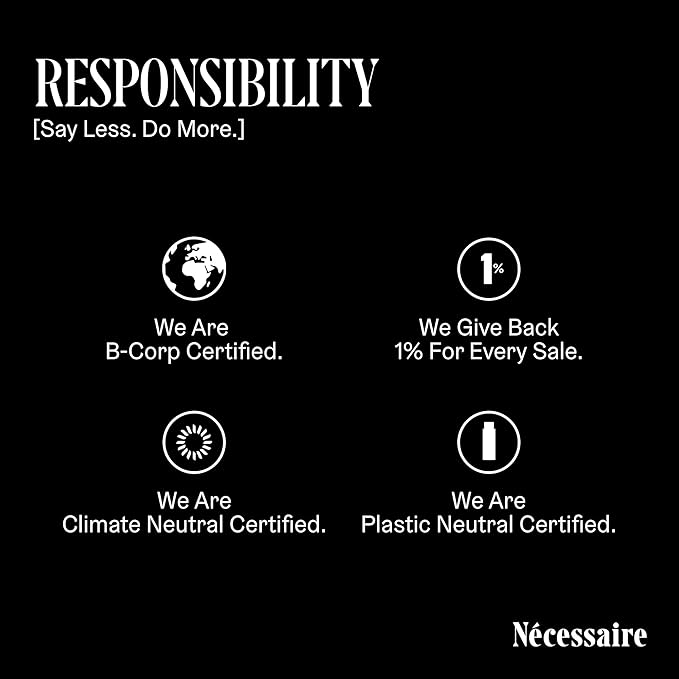 Nécessaire The Body Wash Olibanum. Natural Body Wash for Women + Men. Radiance Cleanse. Multi-Enzyme Gel Cleanser for Dull Skin. Notes of Vanilla, Fig Leaf, and Cassis Buds. 8.4 Fl Oz.