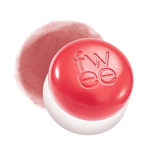 Blurry Pudding Pot | Airbrushed Blush & Lip, Buildable Pigment, Long-lasting, Lightweight, Easy to Blend, Natural Soft Matte Finish - Seventeen (Sunny Coral) | 0.17 oz