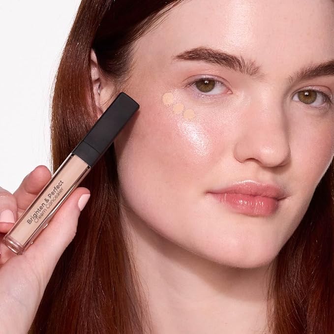 MCoBeauty Brighten & Perfect Cream Concealer, 1 Light Fair, Brightening Coverage for Flawless Complexion, Vegan, Cruelty Free Cosmetics