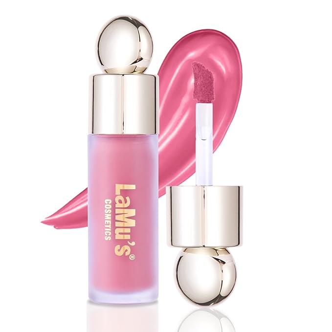 LaMu'S COSMETICS Soft Pinch Weightless Liquid Blush, Long-Lasting Beauty Natural Waterproof Face Liquid Blush For All-Day Wear (Grace-Rose, 0.25fl.oz/7.5ml)