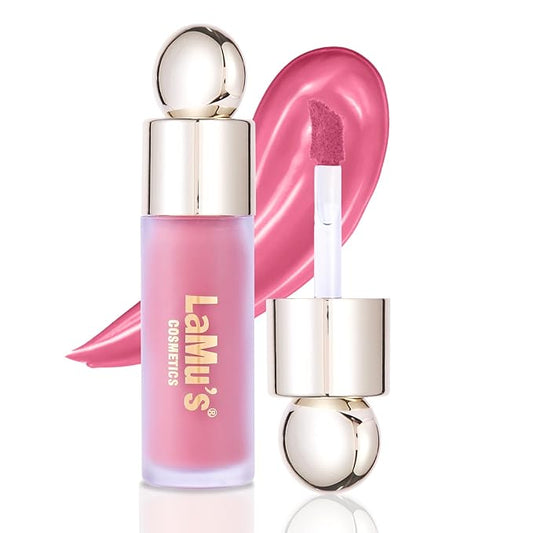 LaMu'S COSMETICS Soft Pinch Weightless Liquid Blush, Long-Lasting Beauty Natural Waterproof Face Liquid Blush For All-Day Wear (Grace-Rose, 0.25fl.oz/7.5ml)