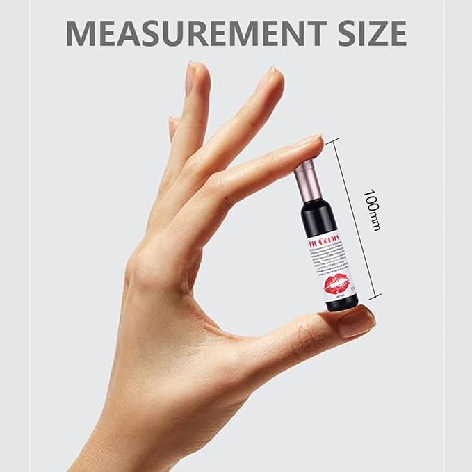 BONNIE CHOICE 6 Colors Wine Bottle Lip Tint Stain Set, Waterproof Long Lasting 24 Hour Wine Bottle Red Matte Lip Stain Non-stick Cup Lip Gloss Matte Liquid Lipstick Mini Makeup Set for Women