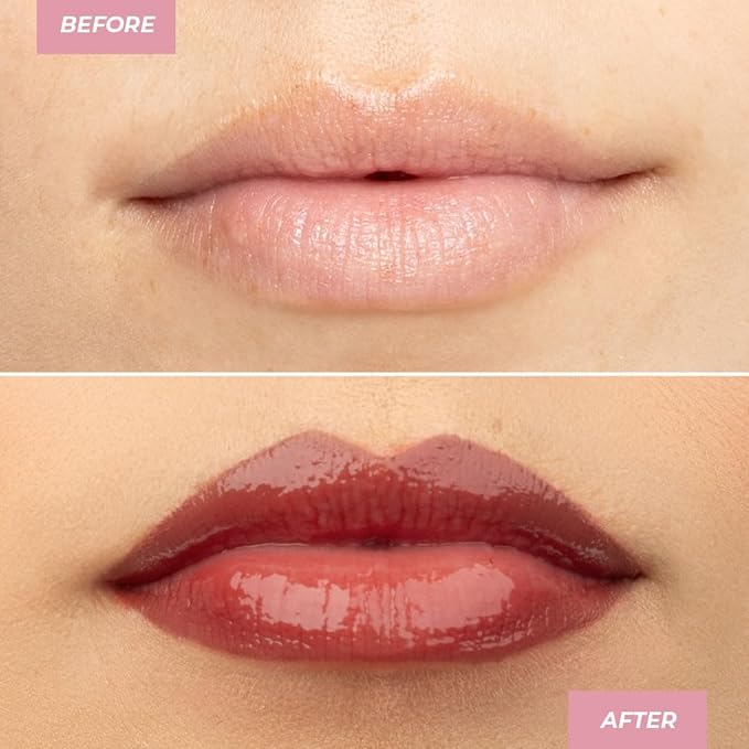 MCoBeauty Dream Lip Tint Hydrating Gel - Nude Rose, Long-Lasting, Semi-Matte, Vegan, Cruelty Free Cosmetics