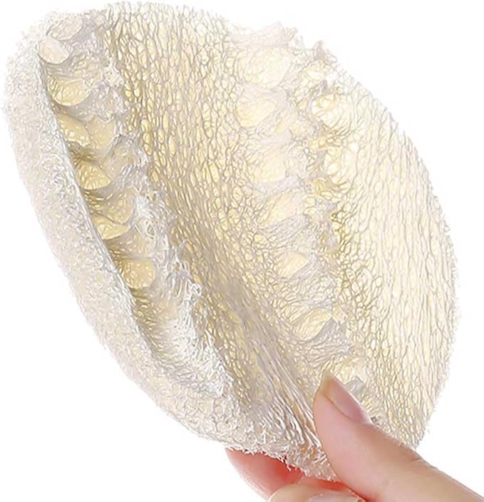 20 Pcs Loofah Face Pads Round Exfoliating Facial Pads Skin Cleansing Discs Pads Facial Body Scrubbers for Bath Shower Spa Skin Scrub