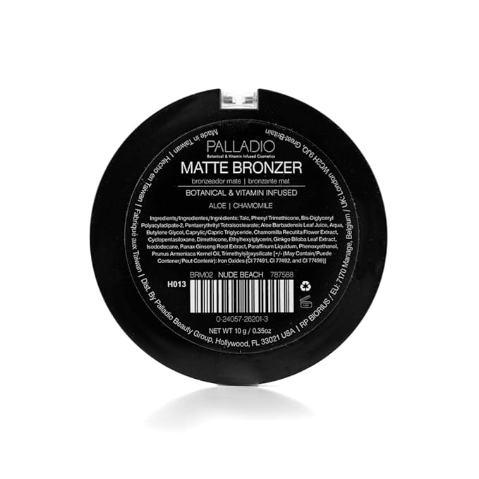Palladio Matte Bronzer, Nude Beach