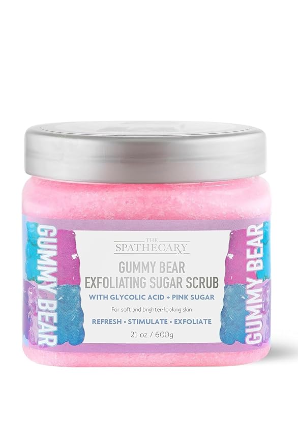Body Scrub, Exfoliating-Nourishing-Refreshing-Smoothing Body Care 21 oz. (21 oz, Cotton Candy)