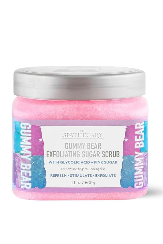 Body Scrub, Exfoliating-Nourishing-Refreshing-Smoothing Body Care 21 oz. (21 oz, Cotton Candy)