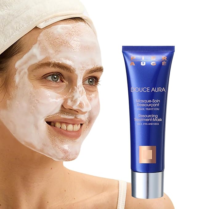 Pier Auge Facial Masks | Douce Aura Face Mask | Overnight Face Mask for Glass Glow Skin -Glowup & Hydrating, Firming and Moisturizing | PDRN Mask| No-Rinse Sleeping Mask 50ml,1.69 fl.oz