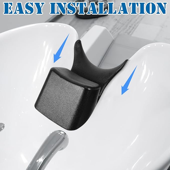 DOITOOL Shampoo Bowl Head Rest Salon Sink Neck Cushion Soft Silicon Shampoo Bowl Neck Rest Pillows Hair Washing Sink Support for Salon Accessories Hair Spa Washing Basin