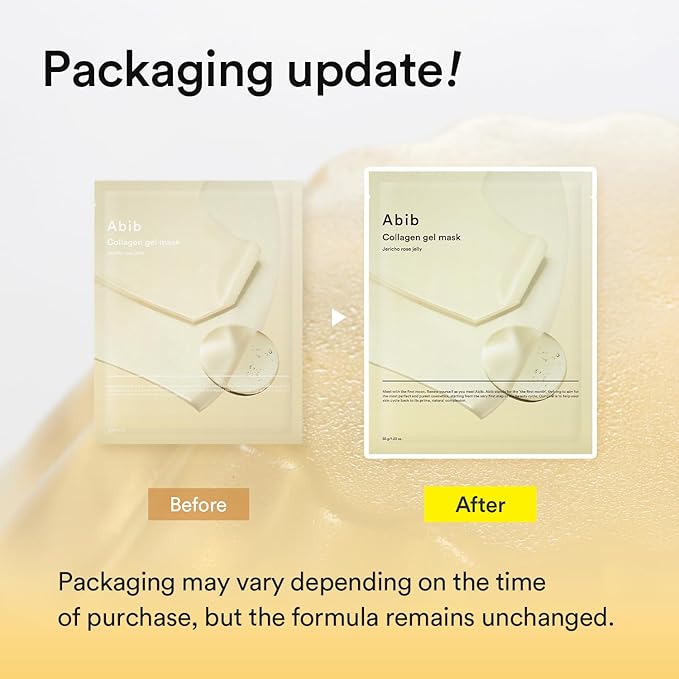Abib Collagen Gel Mask Jericho Rose Jelly 10 Sheets (Nourishing) I Korean Vegan Collagen, Cooling Nourishing Hyaluronic Acid Hydrogel Face Mask Skin Care
