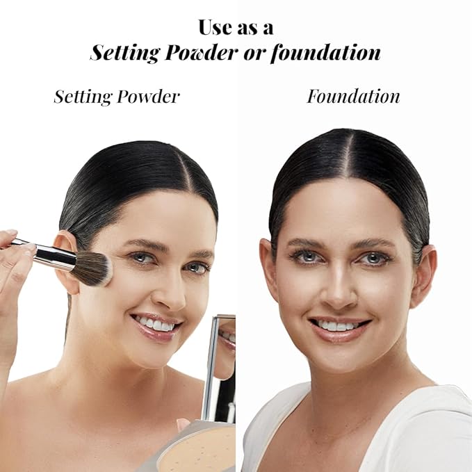 Magic Minerals by Jerome Alexander Jumbo Size Mineral Powder Foundation with Color Correctors, Antioxidant Skincare Formula (Medium)