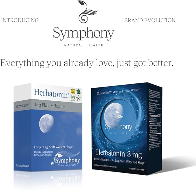 3mg - The First Natural Plant Melatonin Adult Sleep Aid, Circadian Rhythm Support for Jet Lag, Shift Work, General Sleeplessness - 120 Pure Vegan Capsules (120 Day Supply)