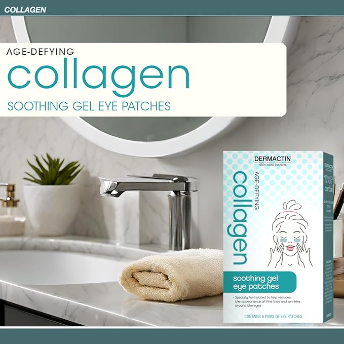 Age Defying Collagen Soothing Gel Eye Patches - 6-Count