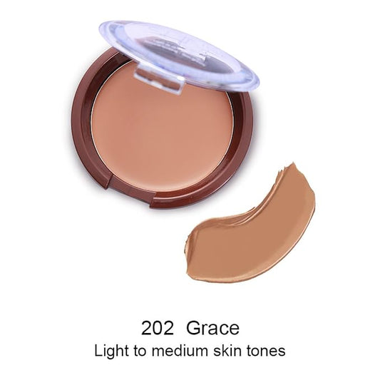 MAEPEOR Matte Cream Bronzer 6 Colors Face Sculpting Contour Bronzers Palette Long Lasting SweatProof Face Bronzer (02 Grace)