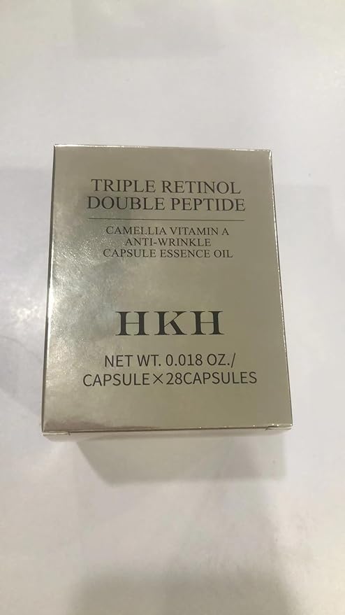 HKH Retinol + HPR Serum for Face - Anti-Aging Wrinkle Night Retinol Capsules, Peptide Serum for Women, Reduce Fine Lines, Tighten Sagging Skin, Fragrance-Free, Alcohol-Free & Non-Greas
