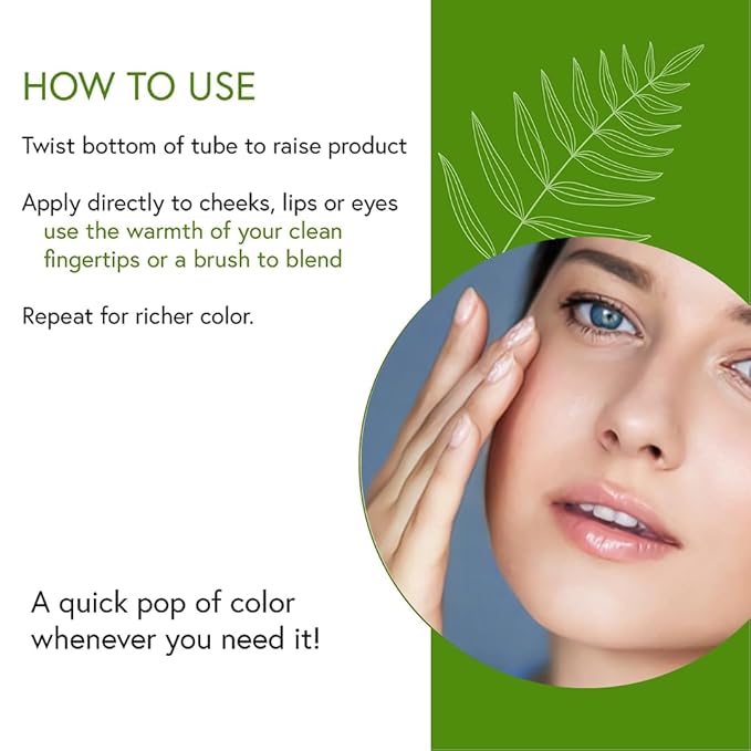 Honeybee Gardens Color Within Reach MultiStick, Virtue, Bronze Guava Golden Shimmer, Multipurpose Makeup, Natural Glow, Easy Application, Vegan, Cruelty-Free, Net Wt. 0.2 oz