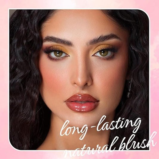 3 IN 1 Brown Nude Face Highlight Bronzer Powder Palette for Face Cheeks Contour Brightening, Buildable Matte Coverage Natural Makeup,Ultra Sculpt Nose Shadow Eyeshadow Primer 01# (01#, 3 Grid)