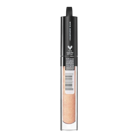 e.l.f., Lip Plumping Gloss, Hydrating, Nourishing, Invigorating, High-Shine, Plumps, Volumizes, Cools, Soothes, Champagne Glam, Shimmer, 0.09 Oz (Pack of 2)