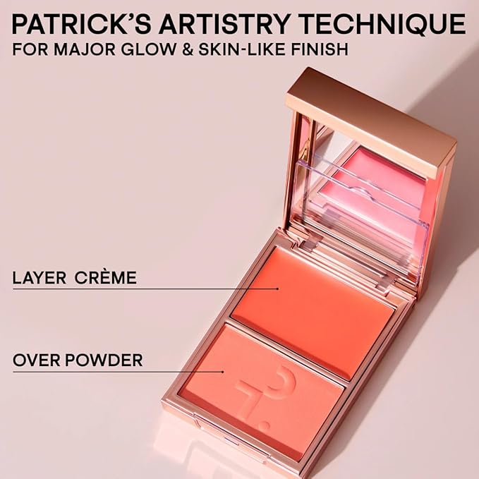 PATRICK TA Major Beauty Headlines - Double-Take Crème & Powder Blush (She's a Doll)